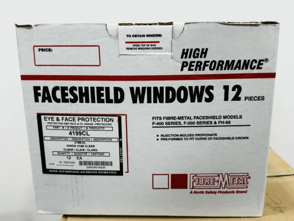 Honeywell Fibremetal Face Shield Windows 4199CL - Image 6